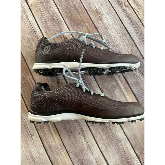 FootJoy Women emPOWER Golf Shoes 98003 Size 7.5 Spikeless Dark Grey - Picture 3 of 8